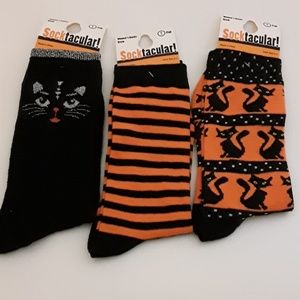 Women's Halloween Crew Socks 3 pair